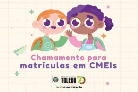 Smed convoca 234 crianas para matrcula em CMEIs