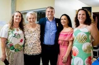 Comunidade celebra inaugurao do novo prdio da Alberto Santos Dumont