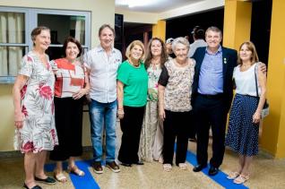 Comunidade celebra inaugurao do novo prdio da Alberto Santos Dumont